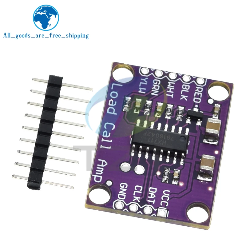 HX711 Weighing Sensor 24-bit A/D Conversion Adapter Load Cell Amplifier Board Weight Sensors For Arduino