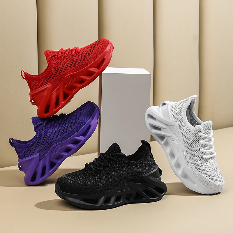 Кроссовки мужские дышащие нескользящие мягкие подошвы с сеткой удобные кроссовки уличная сетчатая ткань женская спортивная обувь для бега