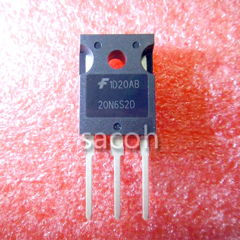 

Refurbished Original 10Pcs/Lot HGTG20N6S2D 20N6S2D HGTG20N6S2 20N6S2 600V 20A Power IGBT Transistor