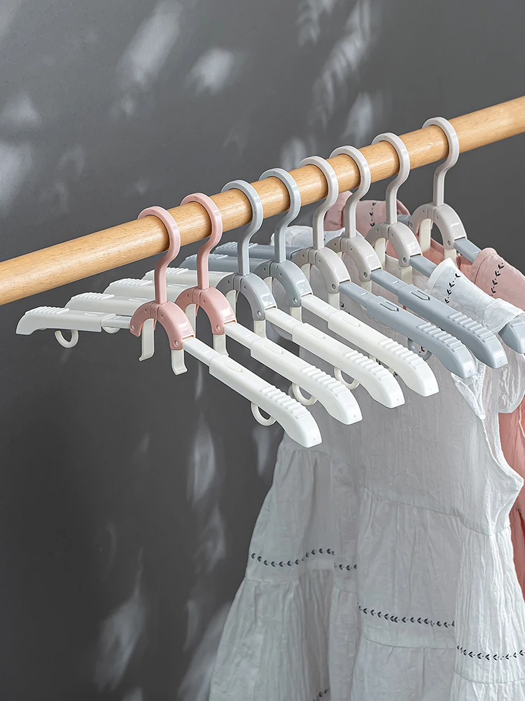 

Multi-functional travel folding hanger storage drying rack, portable travel artifact, household clothes support hanger