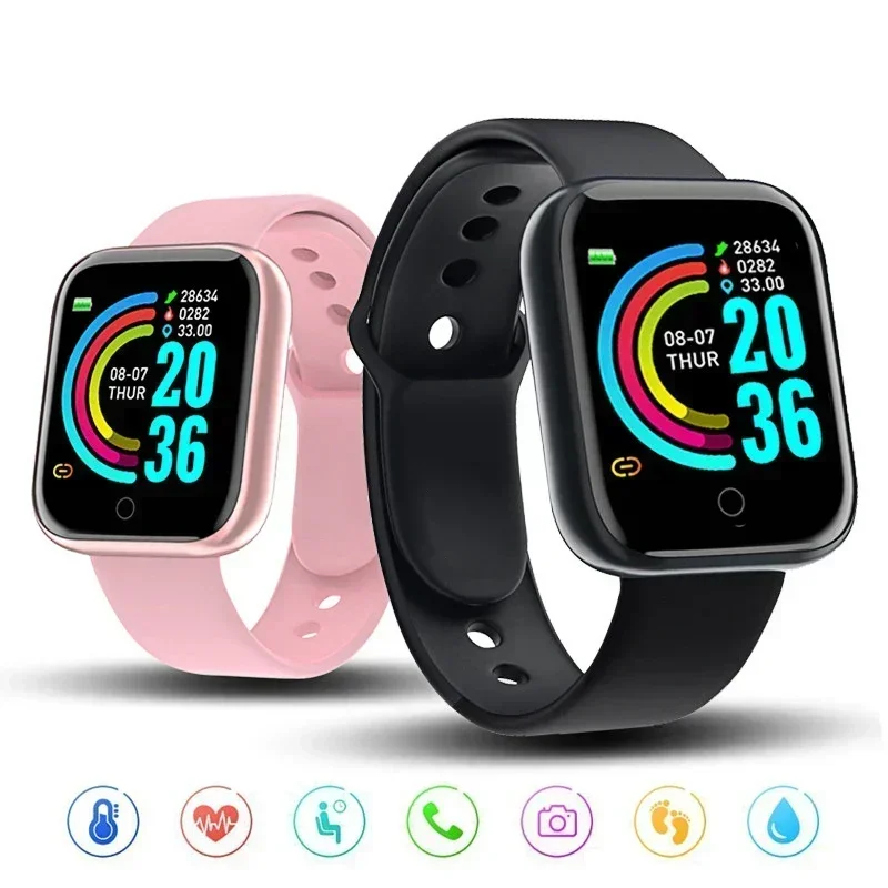 Men\'s Smart Bracelet Women Bluetooth Pedometer Blood Pressure Heart Rate Monitor ANDROID Waterproof Sports Digital Watch MY68RT