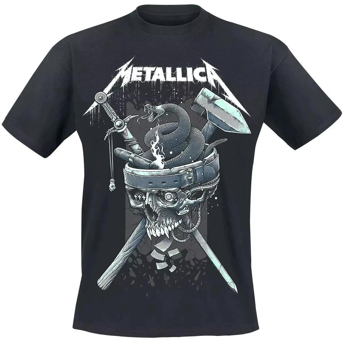Metallica M72 World Tour 2026 Merch Men's 100%Cotton Shirt Rock Y2k History White Logo Hiphop Women Hawaiian Luxury Tshirt
