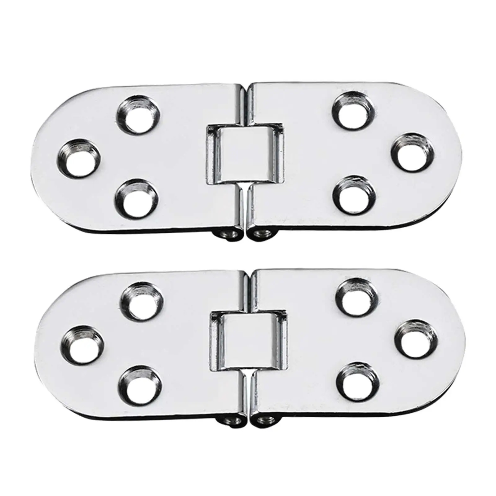 2Pcs Folding Table Hinges Smooth Heavy Duty Replace Flip Top Hinges for Cupboard Sewing Machine Doors Cabinet Computer Desk