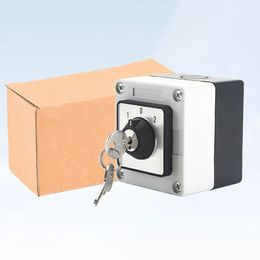 Interruptor Rotatorio Industrial SZW26-20 20A con Bloqueo de Llave y Carcasa Sellada, Clasificado para AC440V DC240V DC120V para Sistemas de Distribución de Energía