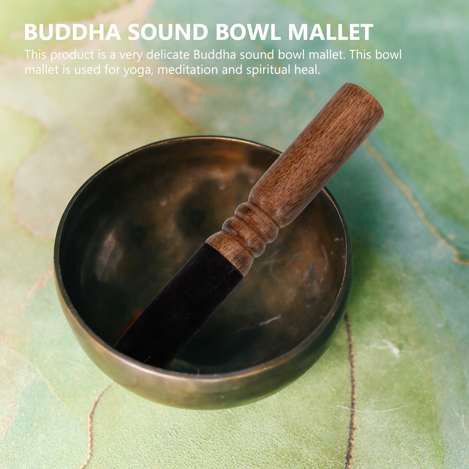 

Wooden Sound Mallet Smooth Durable Craftsmanship For Meditation Singing Bowl Small Buddha Sound Bowl Striker Chanting