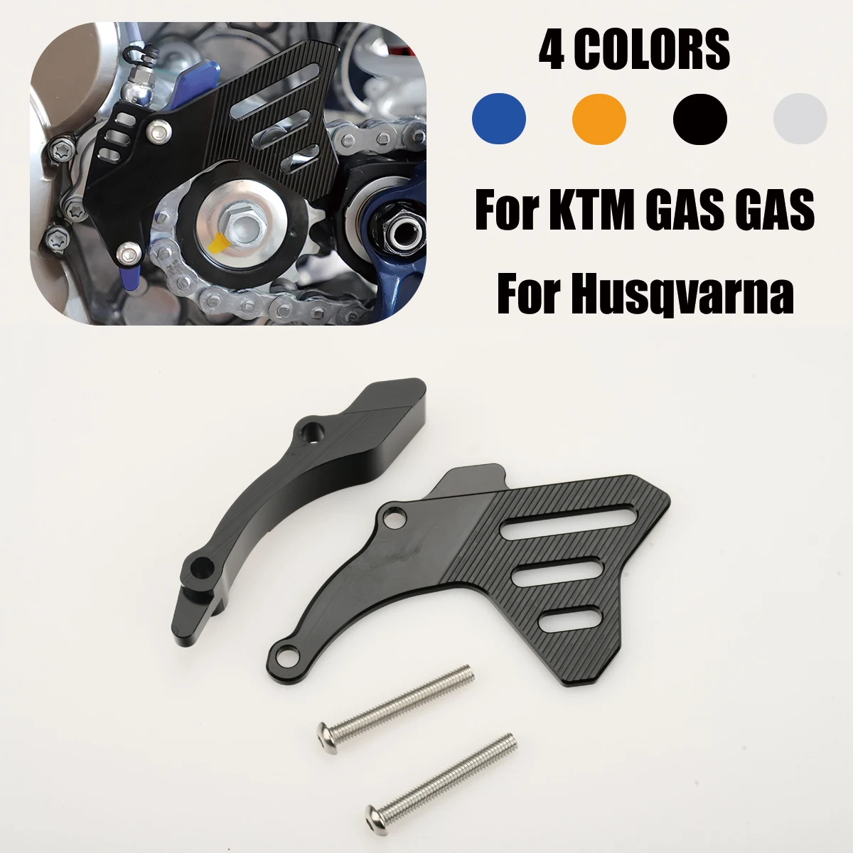 

Motorcycle CNC Front Sprocket Cover Case Saver Protector Chain Guard For KTM 250 300 350 EXC EXC-F SX XC XC-W XCF-W TPI Six Days