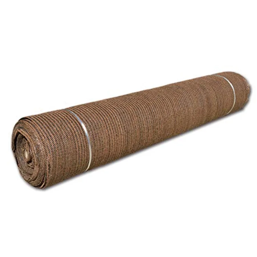 

6ft x 50ft Brown Sunscreen Cuttable Shade Fabric Roll with 95 UV Block for Outdoor Use
