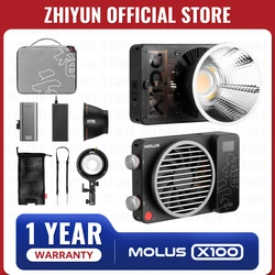 ZHIYUN Official MOLUS X100 100W COB LED Light Photography Lighting Outdoor Photo/Video Shooting Handheld Portable Pocket Light