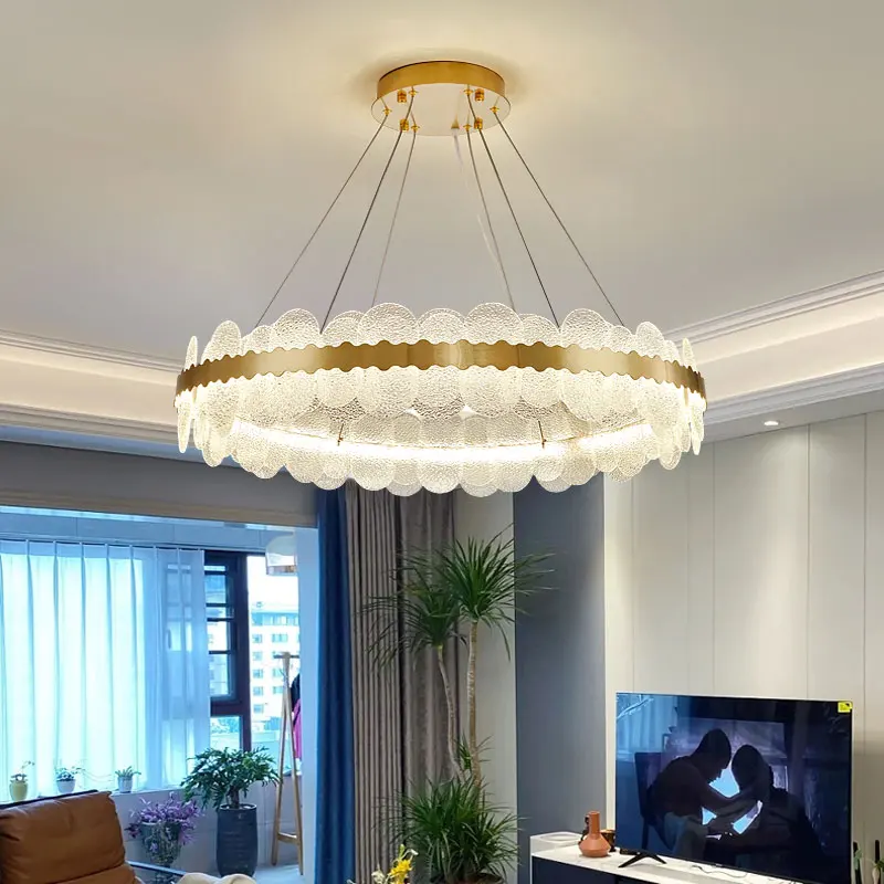 

Glass Modern Home Decor Led Lights Pendant Light Lamps For Living Room Chandeliers For Dining Room Hanging Light Indoor Lighting
