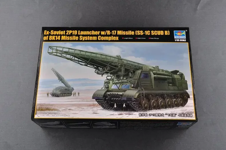 

Trumpeter 01024 1/35 Ex-Soviet 2P19 Launcher с ракеткой R-17 (SS-1C SCUD B) с комплектом ракетной системы 8K14