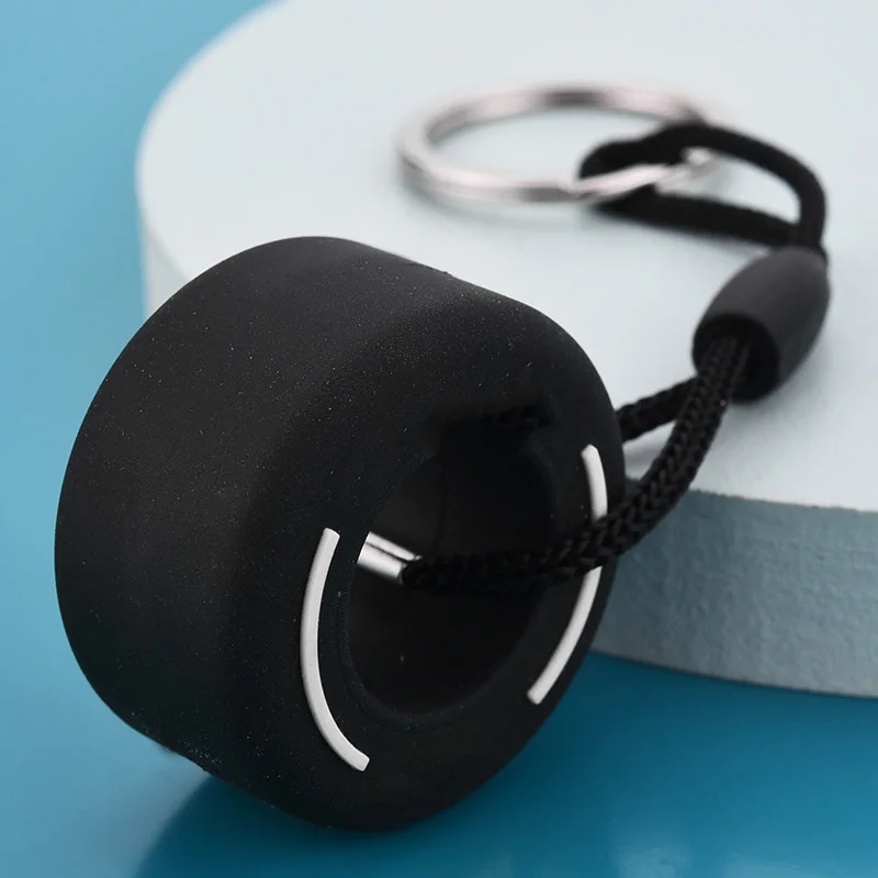 Hot Sale Fashion Car Tire Keychain F1 Motorcycle Tires Fashion Pendant Key Ring for Boyfriend Fans Souvenir Gift