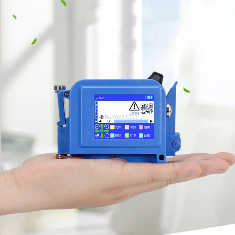 Мини-код, умная Портативная сумка для упаковки пищевых продуктов, с возможностью воспроизведения даты, с крышкой для бутылки, ручная портативная переносная татуировка, беспроводная струйная печать