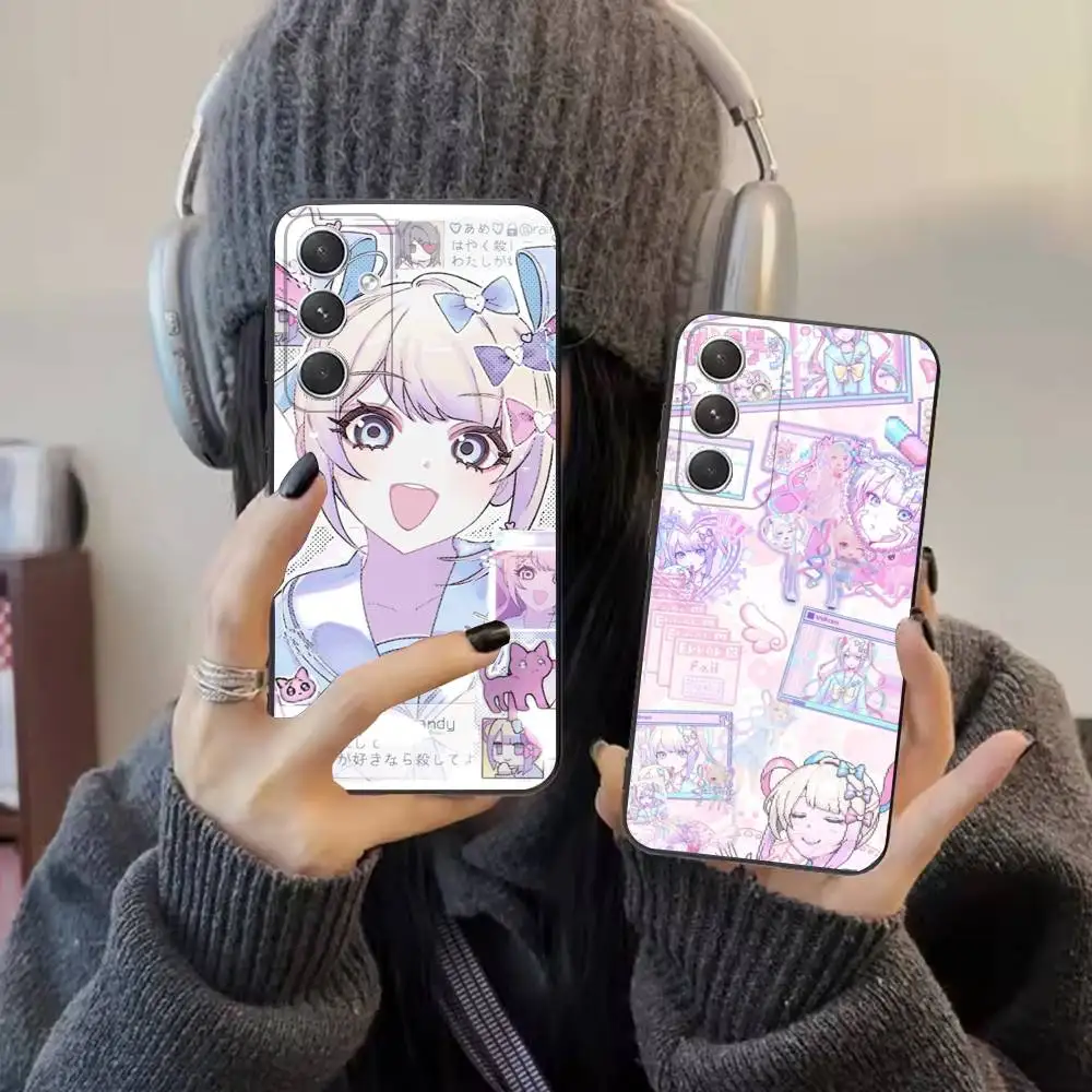 

N-NEEDY GIRL O-OVERDOSE Phone Case For Samsung S25,24,21,22,23,20,S30,Ultra,Plus,Fe,Lite,Note,5G Black Cover