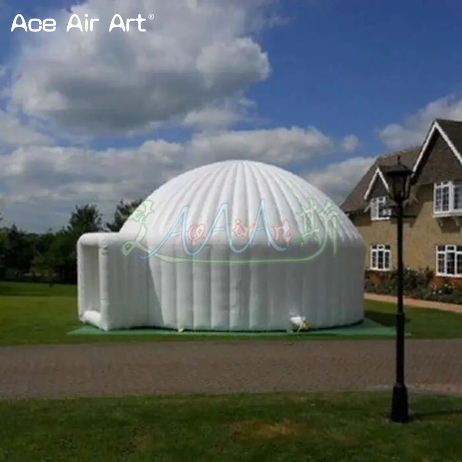 

6m Diameter 4m H Professional Designed Rounded Inflatable Dome Tent White Color Inflatable Dome For Bar Parties And Events