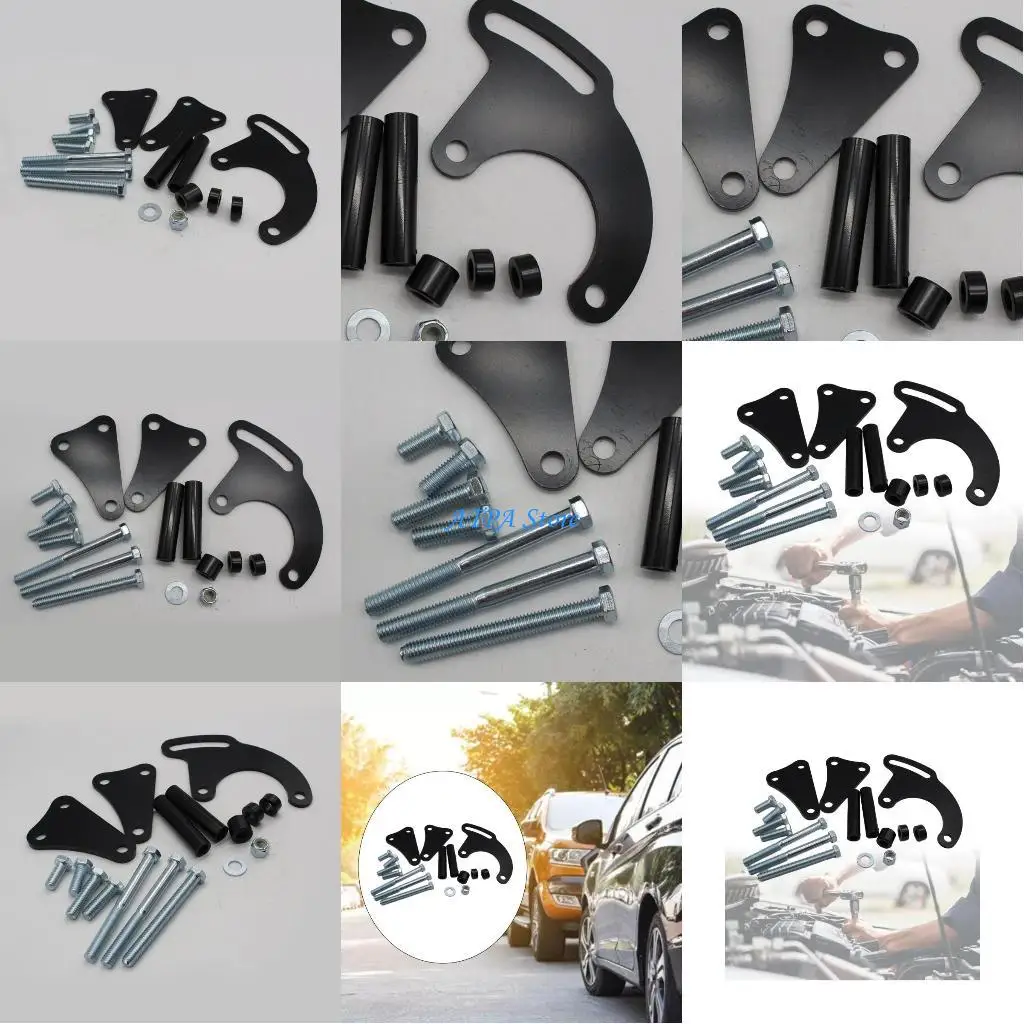 

U13C Adjustable Power Steering Mounting Stand Bracket Holder for SBC Saginaw LWP