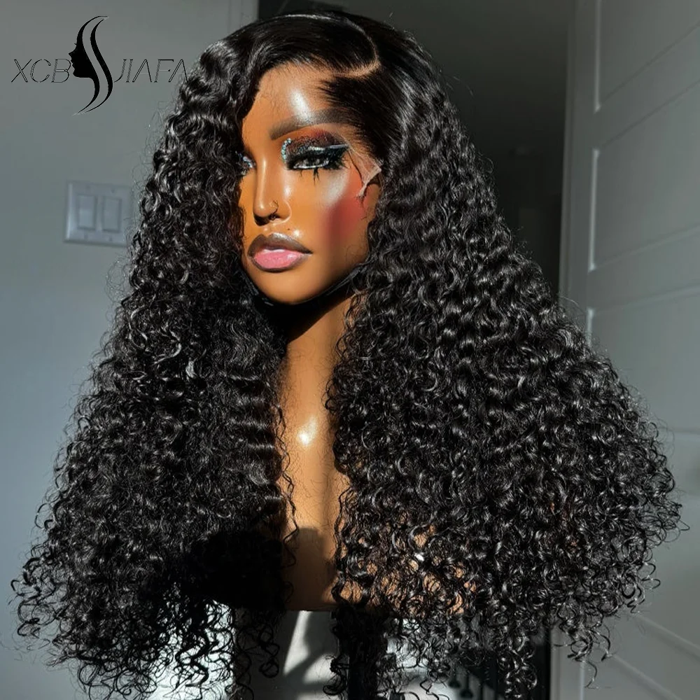 

Water Deep Wave Brazilian HD Lace Frontal Wig Kinky Curly Wigs 100 Human Hair Wigs 13x6 HD Lace Front Human Hair Wig For Women
