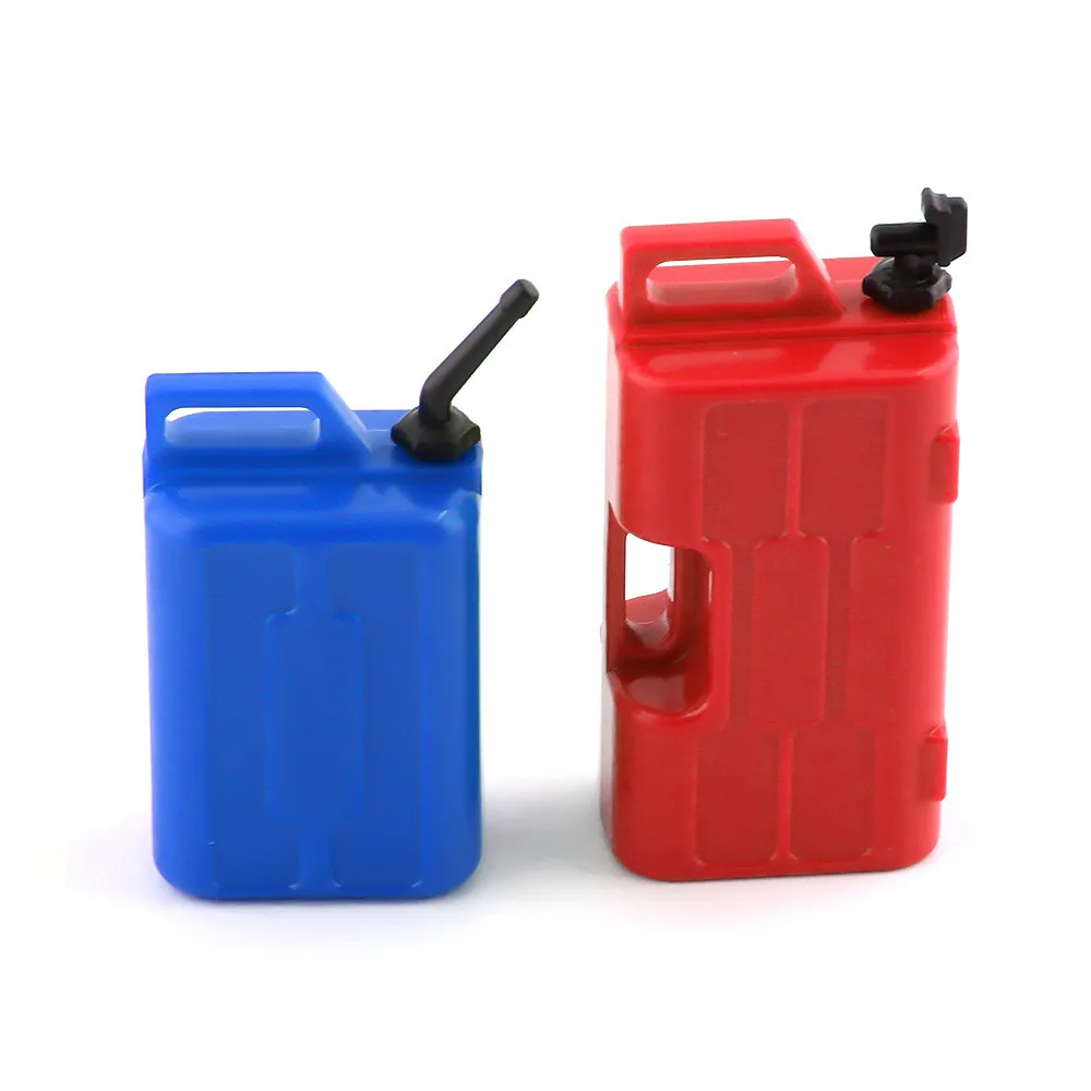 1 Set RC Car Mini Fuel Tank  & Water Jug Decoration Tools for 1/10 RC Rock Crawler Axial SCX10 Wraith TRX-4