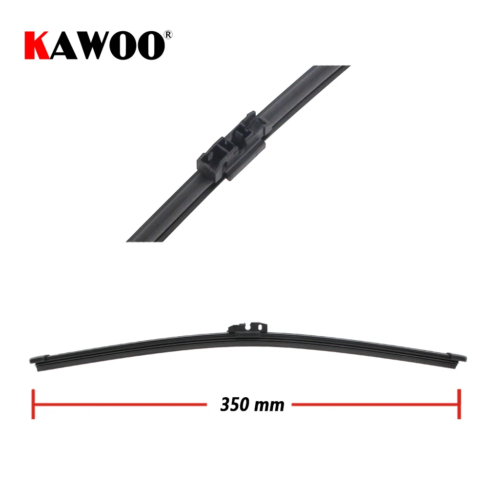 KAWOO Car Wiper Front & Rear Wiper Blades Set 26\