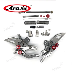 Arashi Rearset For HONDA CBR650F / CBR650R / CB650R Adjustable Footrests CBR 650 R 2019-2025 Motor Driver Pedals