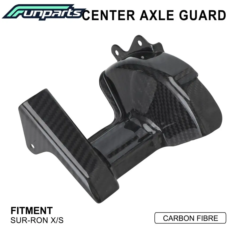 

Funparts Carbon Fiber Motorcycle Accessories Middle Axle Protective Cover Guard For Sur-Ron Surron SURRON S/X Electric Bike
