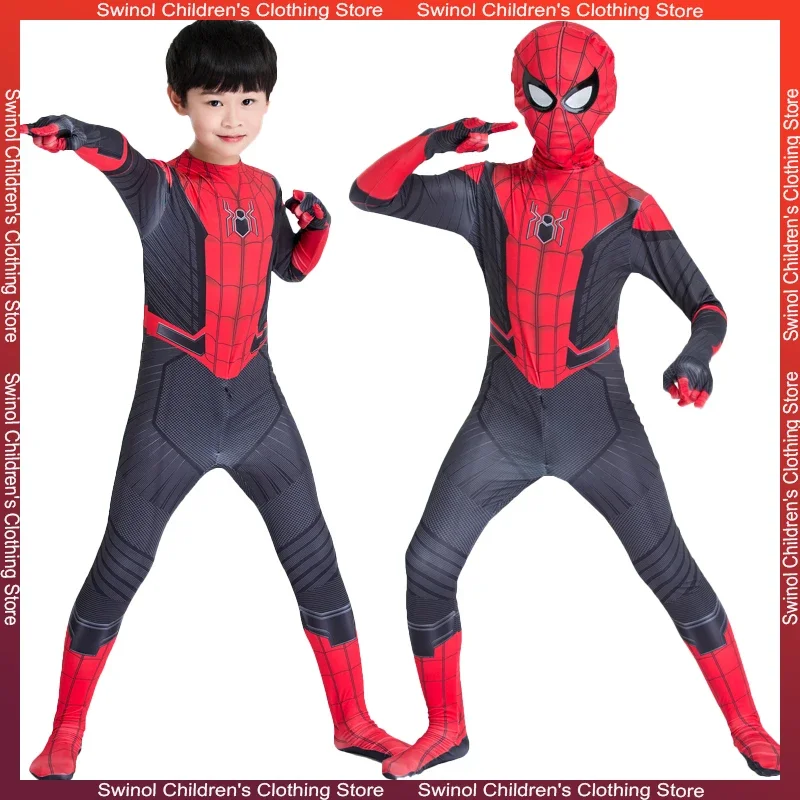 Swinol Spider-man trilogía retorna expedición sin retorno disfraz superhéroe niños Cosplay vestido de escenario mono de fiesta de vacaciones