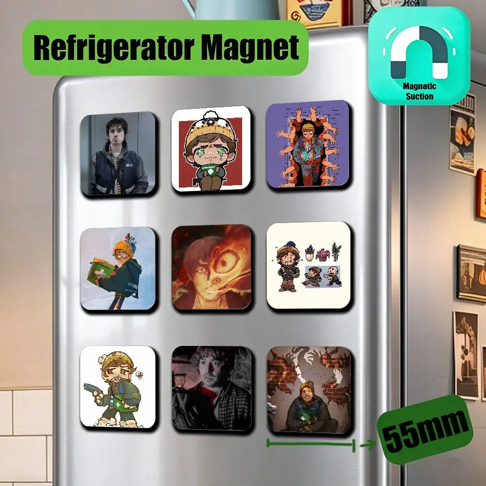 For Resident Evil Outbreak Night Austin Abrams Fridge Magnetic Metal Icebox Cabinet Custom Refrigerator Magnets Decoration Gift