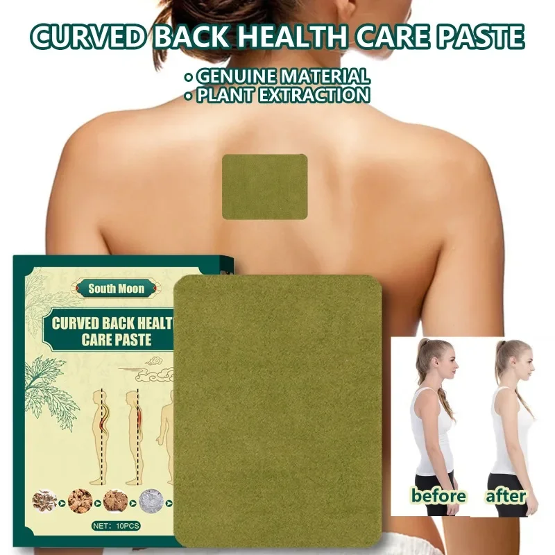 Curved Back Correction stickers Right Posture health Patches repair Hunchback Round Shoulders joint spine neck pain Relief