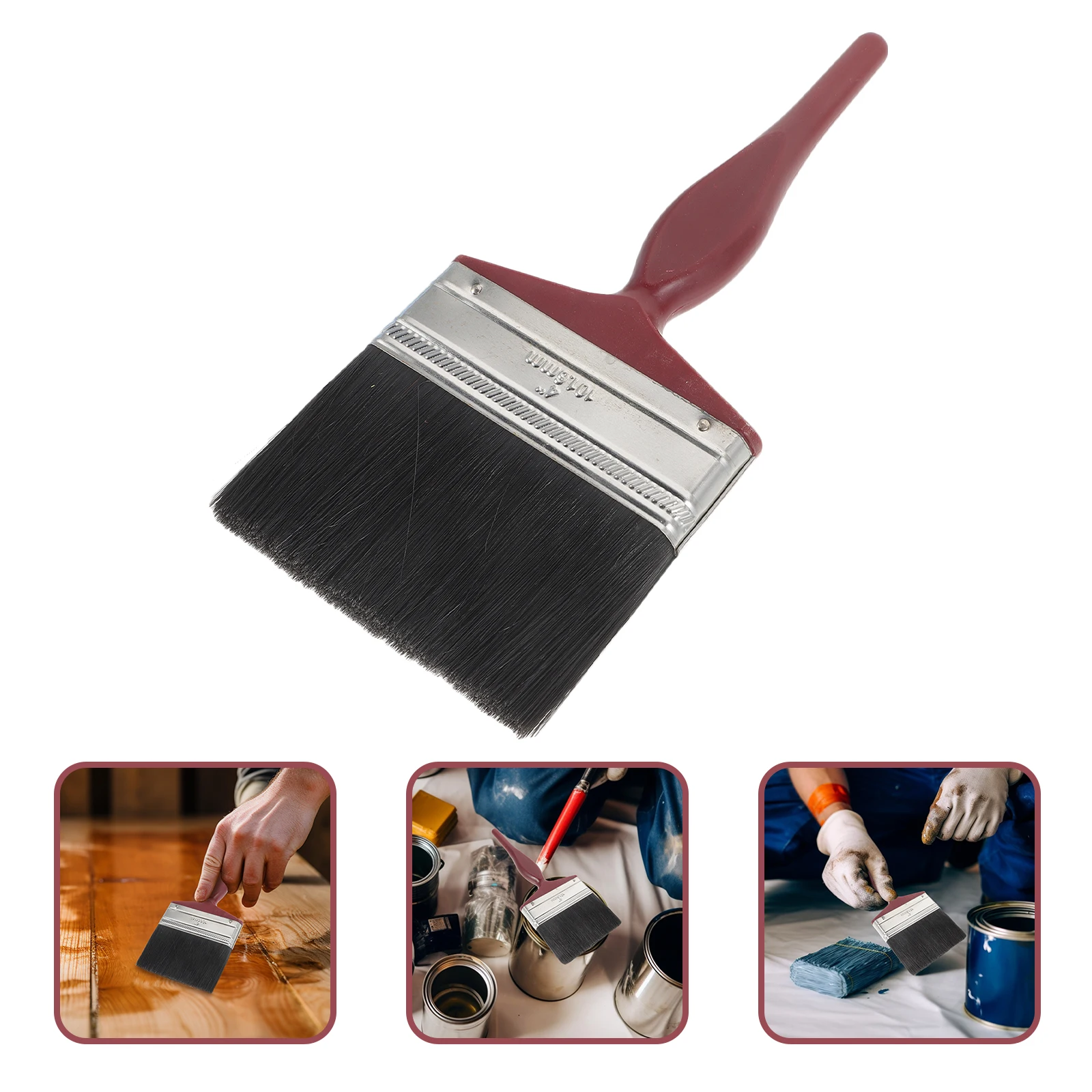 Heavy Duty Deck Stain Brush Deck Brush Applicator Wall Floor Painting Brush Tool Professional Painting Brush for Fence and Wall