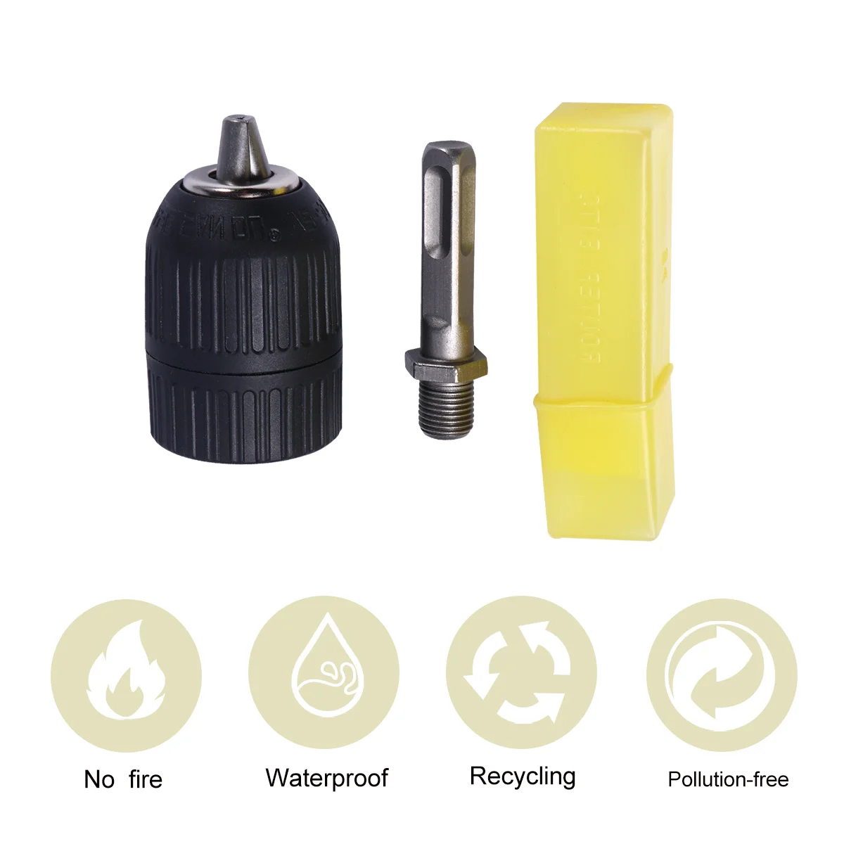 

Патрон для дрели с квадратной ручкой 2-13 мм для электрического молотка, ударная отвертка, инструмент для преобразования электрической дрели, металлический ключ, менший патрон