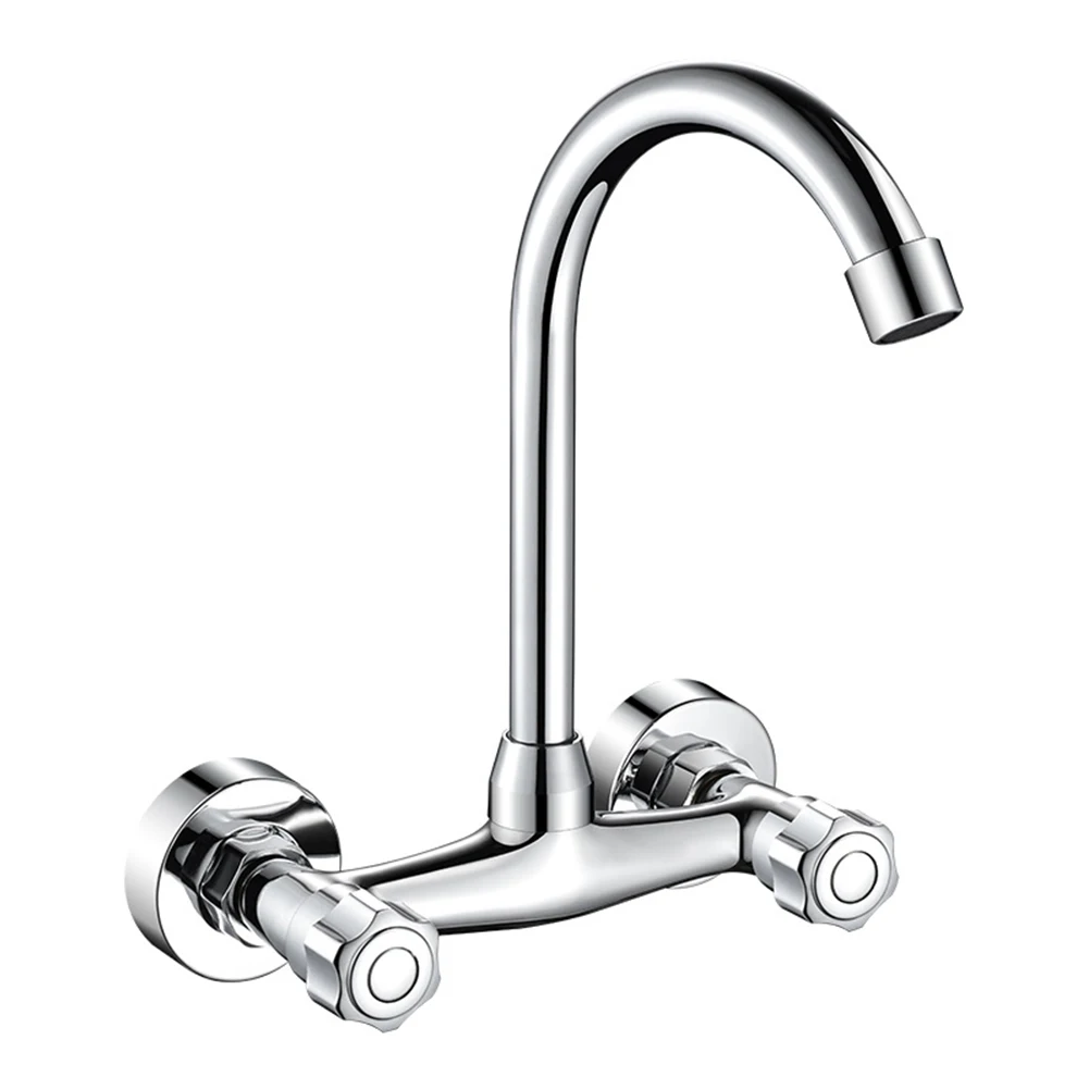 High Pressure Brass Kitchen Sink Faucet Mixer Degree Swivel Double Hole Bathroom Bidet Faucets New