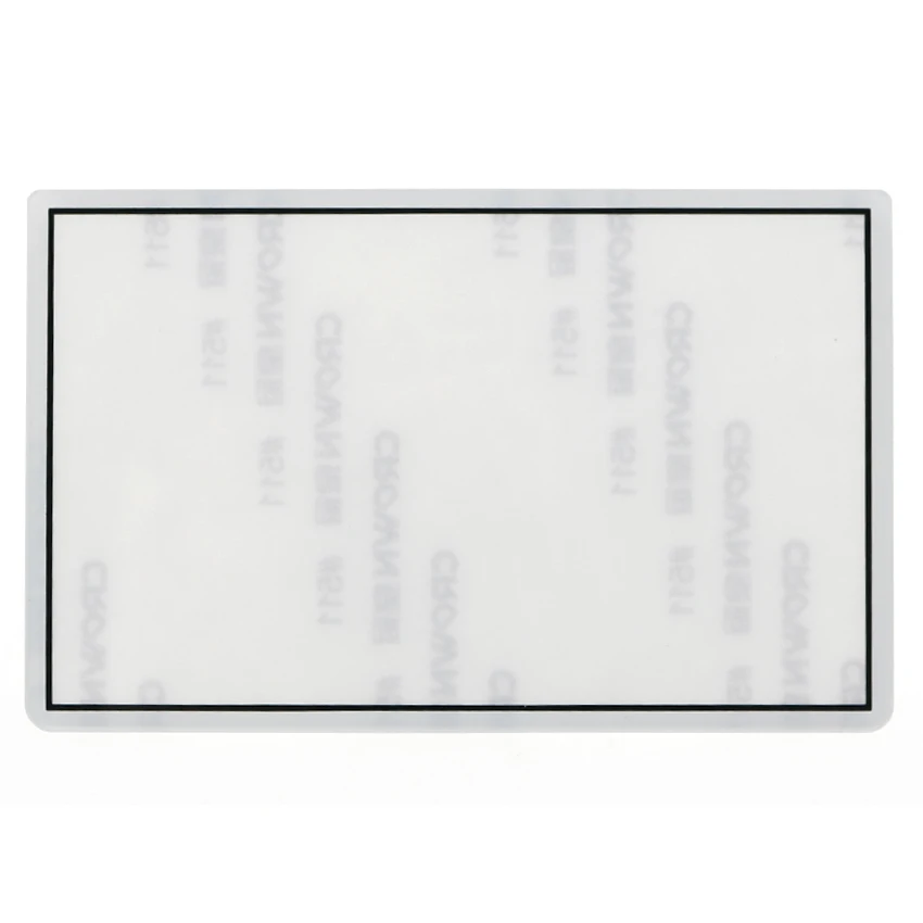 JCD 1Pcs แก้วสีดำด้านบนด้านหน้าด้านบนกรอบหน้าจอ LCD ฝาครอบเลนส์สำหรับ3DS