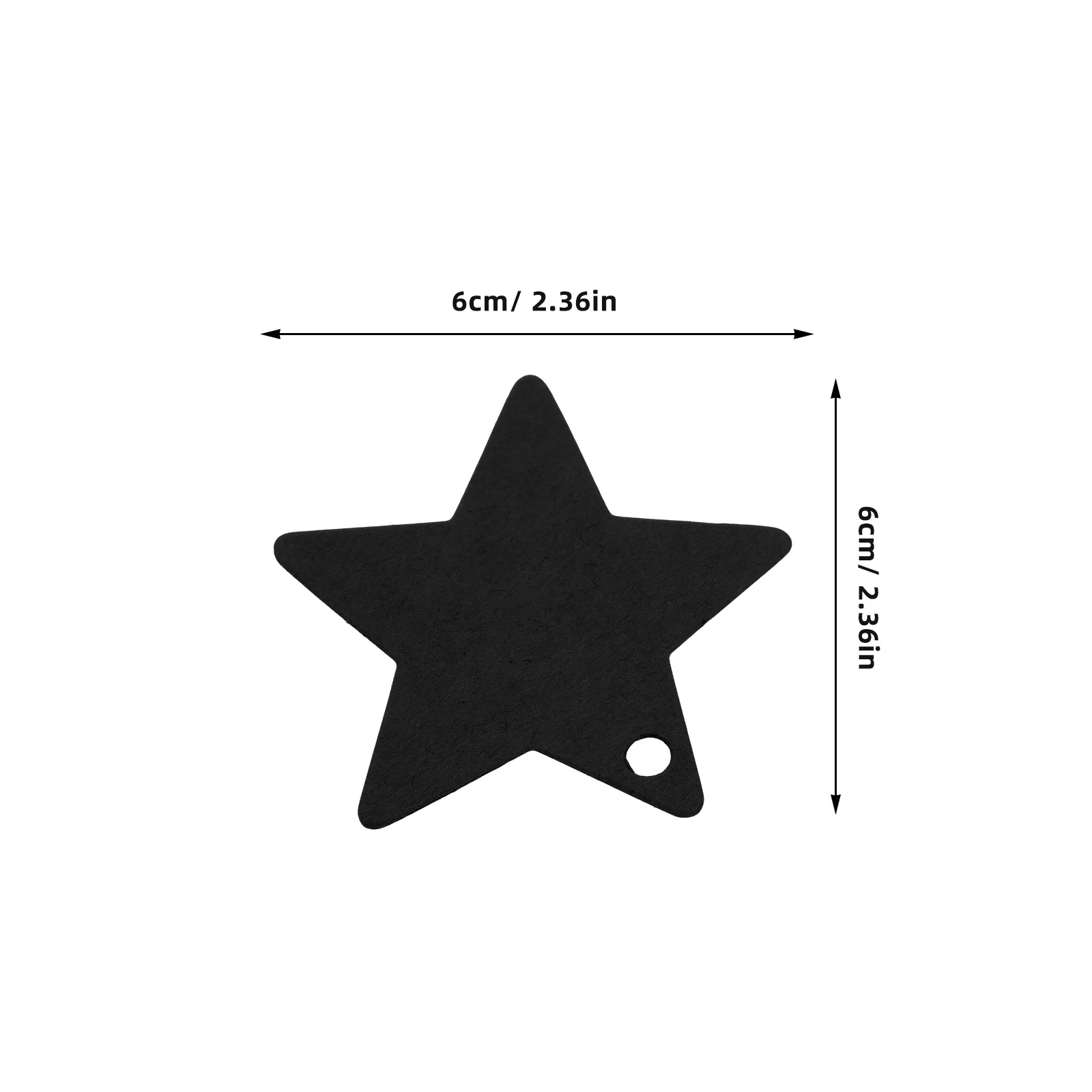 100 قطعة علامات النجوم كرافت ورقة فارغة على شكل نجمة العلامات للكتابة الحاضر تسميات عطلة حفل زفاف لصالح عيد الميلاد قلادة ورقة #6