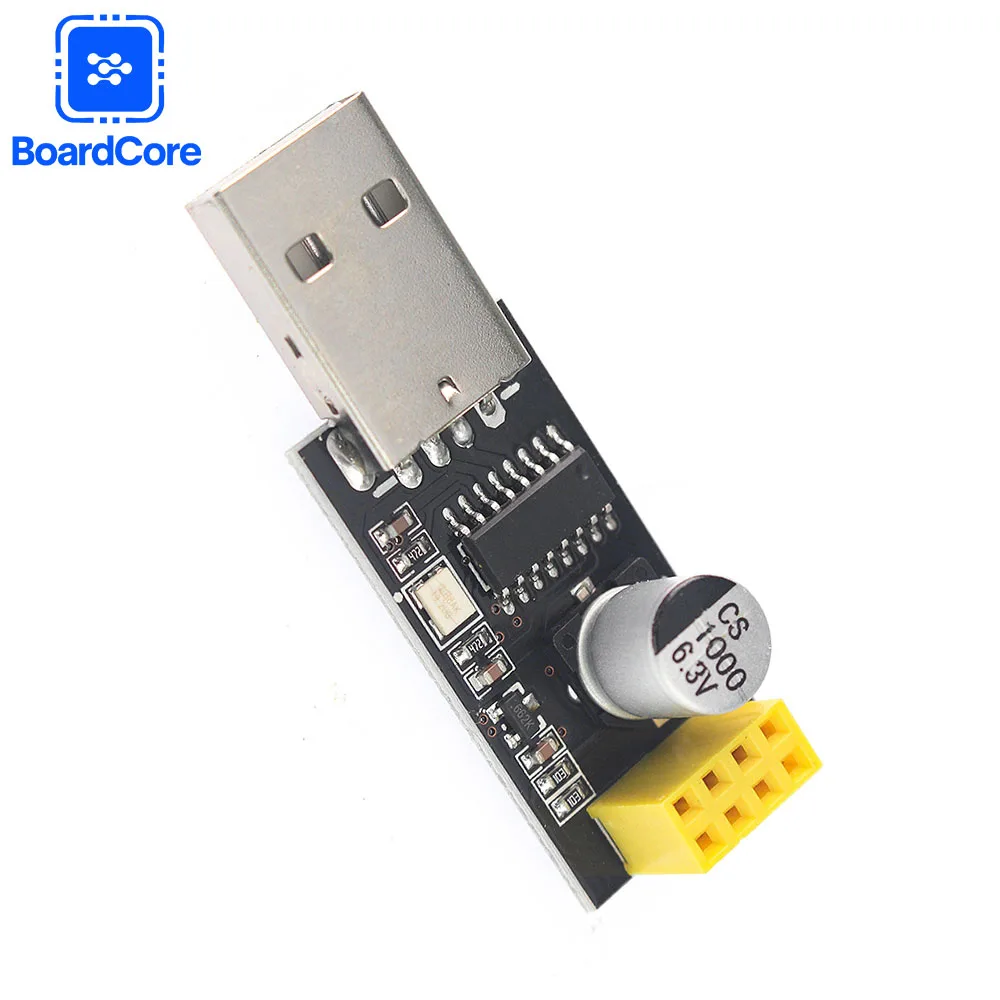 Módulo WIFI inalámbrico USB a ESP8266, placa adaptadora serie, comunicación para PC/MCU, módulo de placa de desarrollo para Arduino DIY, 1 ud.