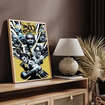 הדפסים ופוסטרים באיכות טובה של לוחם UFC 300, עיצוב וינטג' לחדר בר, בית קפה, עיצוב הבית 10 best sales פוסטרים של UFC - №7