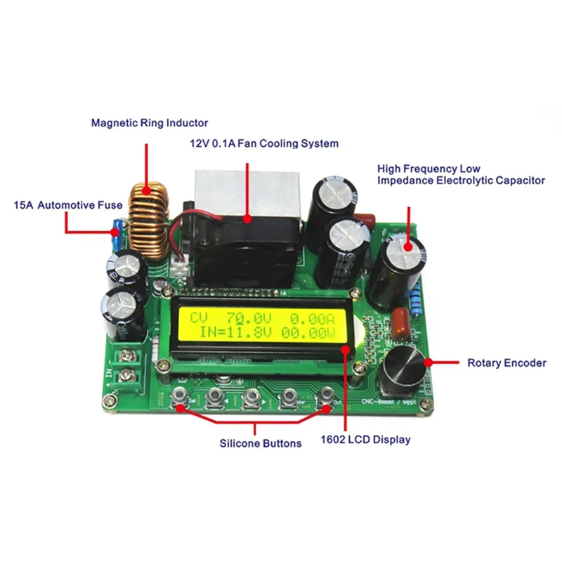 AB41-DPX800/LCD Liquid Crystal Display DC Numerical Control Boost Constant Voltage Supply Communication Solar MPPT Charging