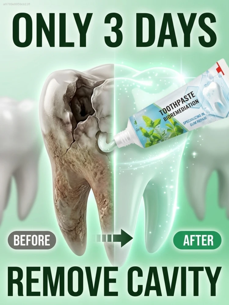 Gum Soothing Repair Toothpaste, Gentle Cleansing Paste For Daily Use, Cares For Gum Condition, Cleans Teeth Stains, Deeply Freshens Whole Oral Cavity