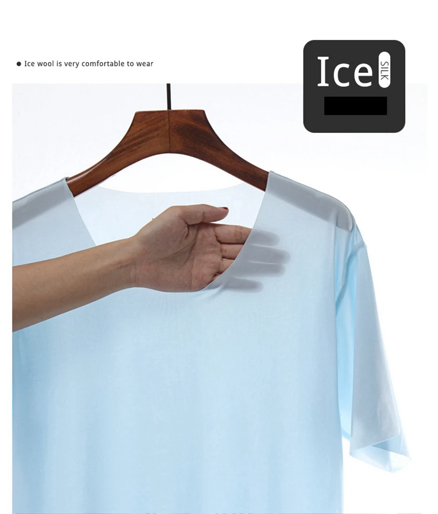 Men's Sun Protection Ice silk ultra-thin Casual Shirts Short Sleeve UV Shirt Hiking Running Rash Guard Quick Dry HOT Lightweight
