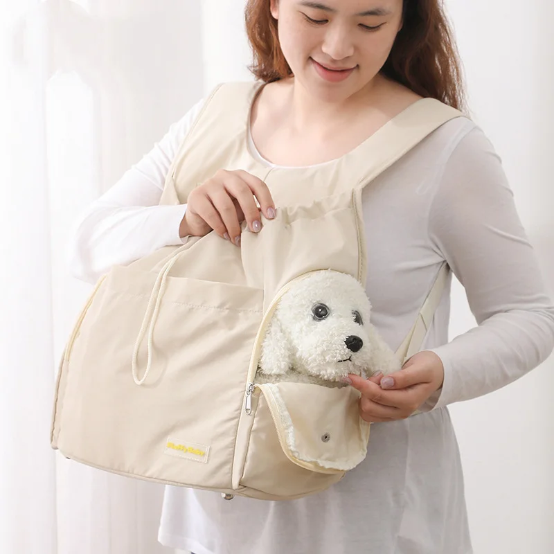 Summer Pet Travel Outing Bag Cat Chest Bag Large Capacity Breathable Dog Bag Portable Dog Moving Bag