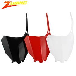 For Honda CRF250R CRF450R 2017 to 2020 Motocross Front Number Plastic Plate Fairing Mask Enduro Motorcycle Replace Accessories