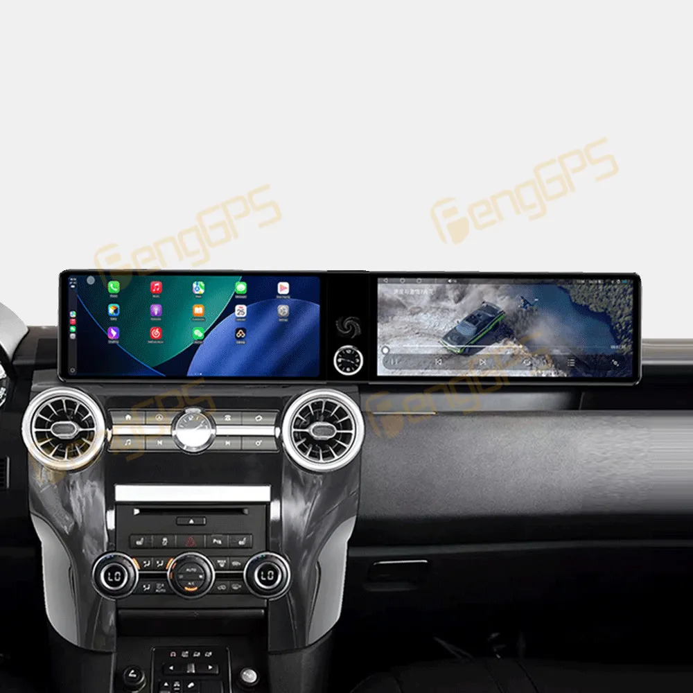 

Dual Screen 12.3"Android 13 CarPlay Car Radio For Land Rover Discovery 4 2010-2016 Touch Screen Multimedia Player GPS Navigation
