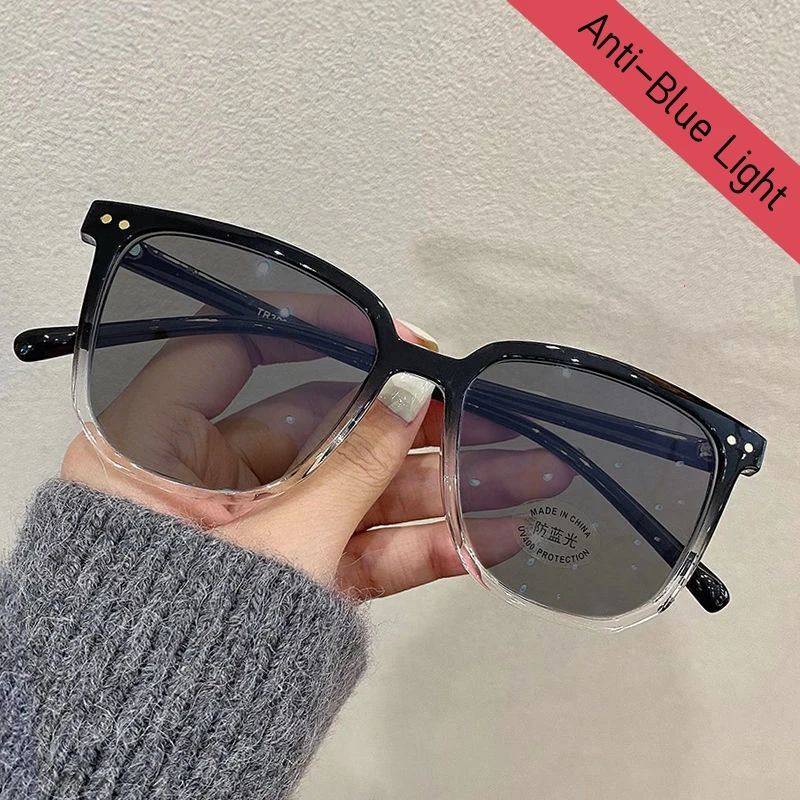 

Square Frame Transparent Computer Glasses Women Men Anti Blue Light Blocking Eyeglasses Photochromic Optical Spectacle Eyegwear