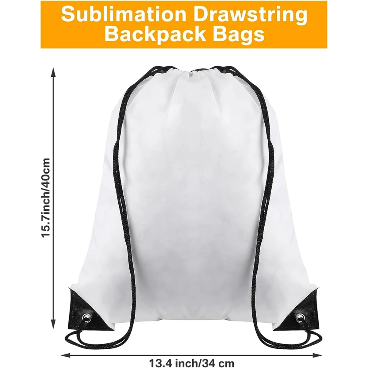 

A24I 30 шт. пустые сублимационные сумки на шнурке рюкзак на шнурке объемные термосублимационные сумки многоразовая сумка Cinch Sackpack