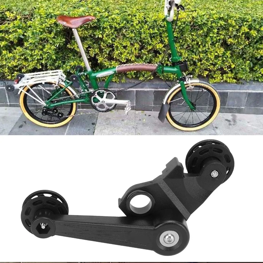 PC Engineering Plastics Bike Speed Tensioner 2-3-6 Speed Black Bike Single Speed Converter for Brompton Chain Tensioner