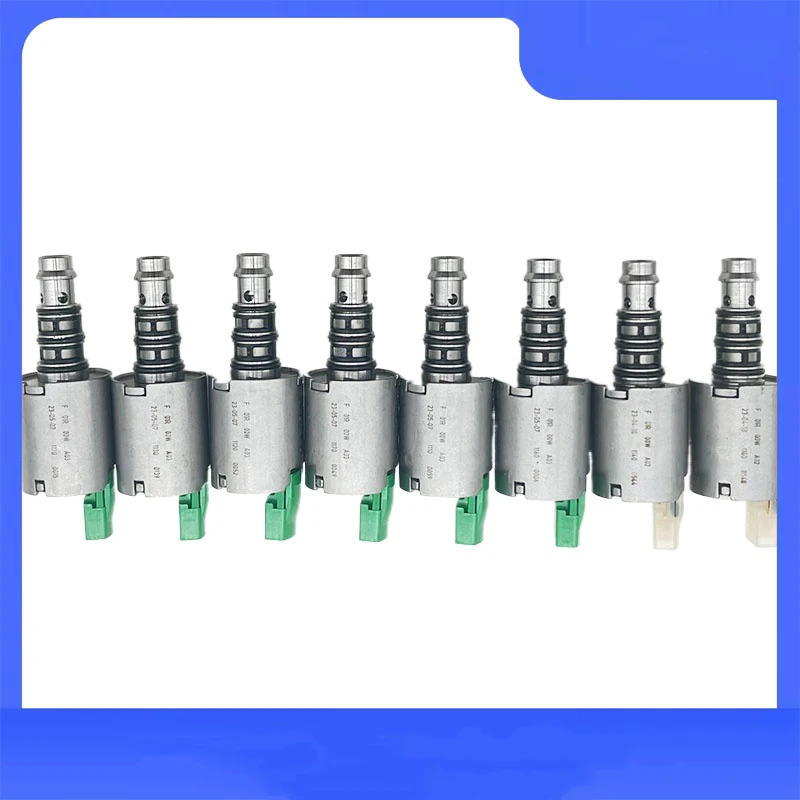 Original New 0AM DQ200 Transmission Dual Clutch Shift Oil Pressure Solenoid Valve 8PCS/Set For Volkswagen Audi Skoda