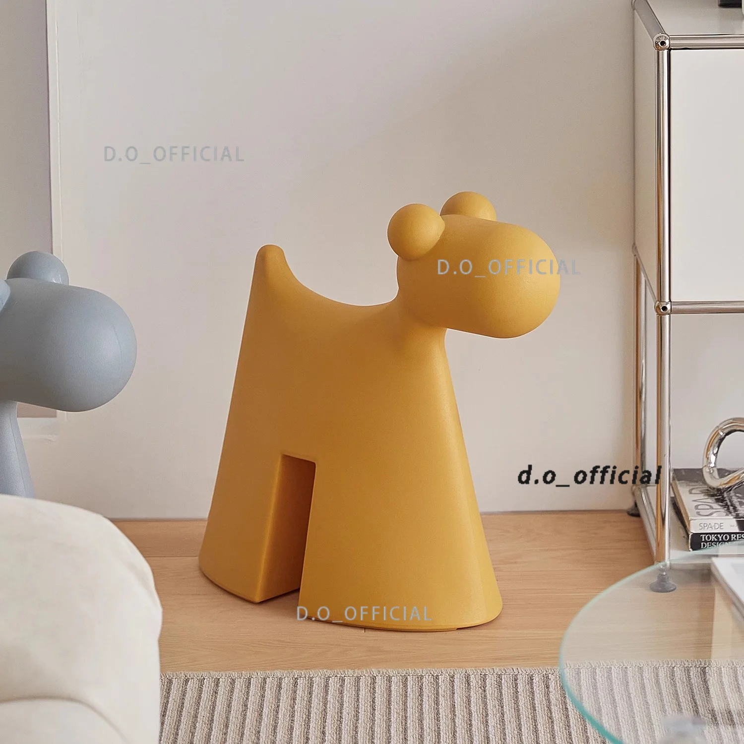 Dog stool internet celebrity home living room children's toy stool creative animal-shaped chair cute plastic