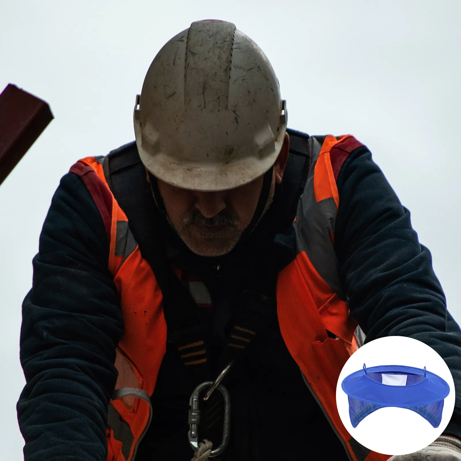 

Uv Protection Hard Hat Visor with Neck Shield Adjustable Brim Sunshade for Outdoor Workers Construction Safety Equipment