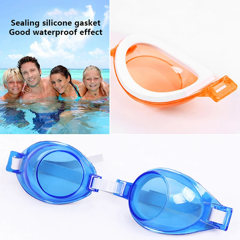 1pc Silikon Kinder Anti-Fog-Schwimm brille Tauchen Surf brille niedlichen Design für Jungen Mädchen Baden Sommer Schwimm brillen tragen