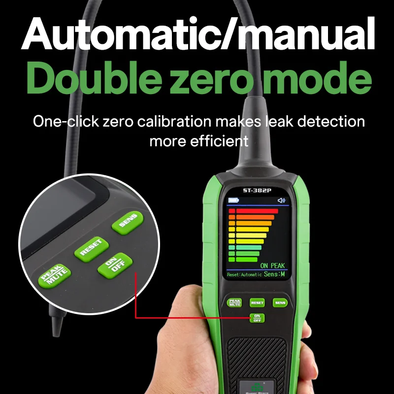 Imagem -05 - Dszh-detector do Vazamento do Líquido Refrigerante Condicionador de ar Freon Automotivo Estrelas Super St382p