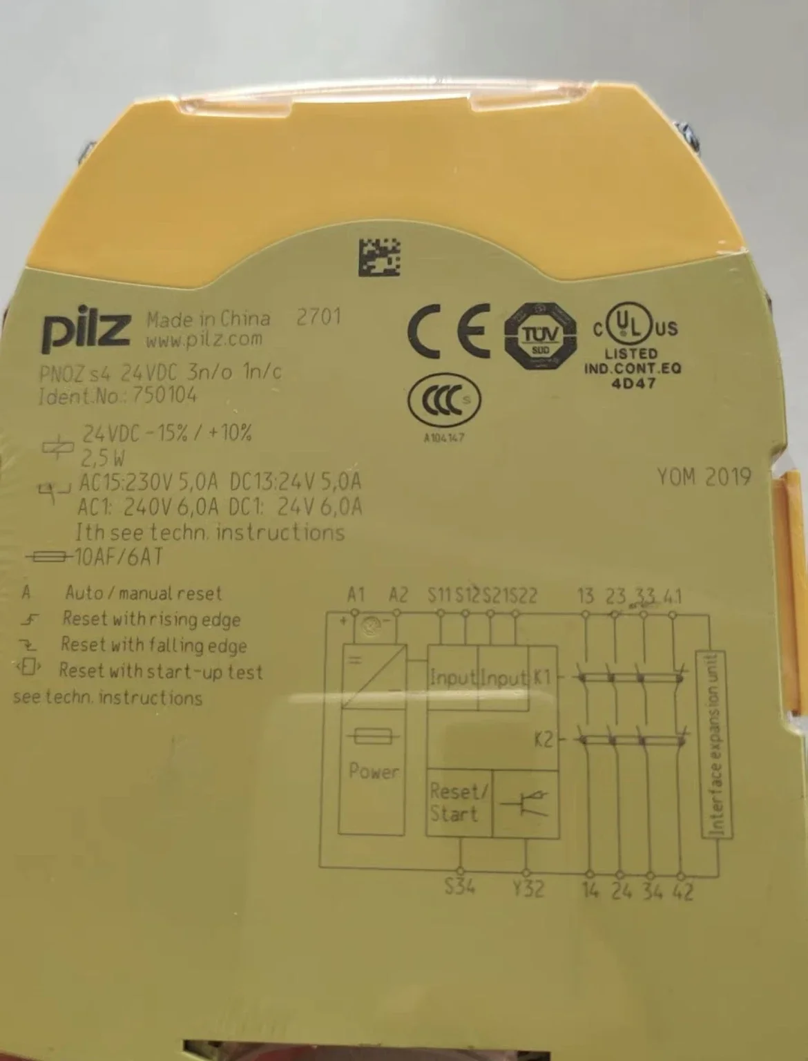 Imagem -03 - Nova Marca Pnoz s4 750104