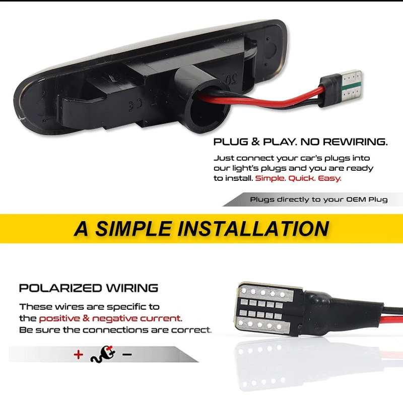 Do BMW E46 serii 3 Limo Coupe Compact Cabriolet Touring Dynamiczne boczne kierunkowskazy Kierunkowskaz Bursztynowa lampa repeatera